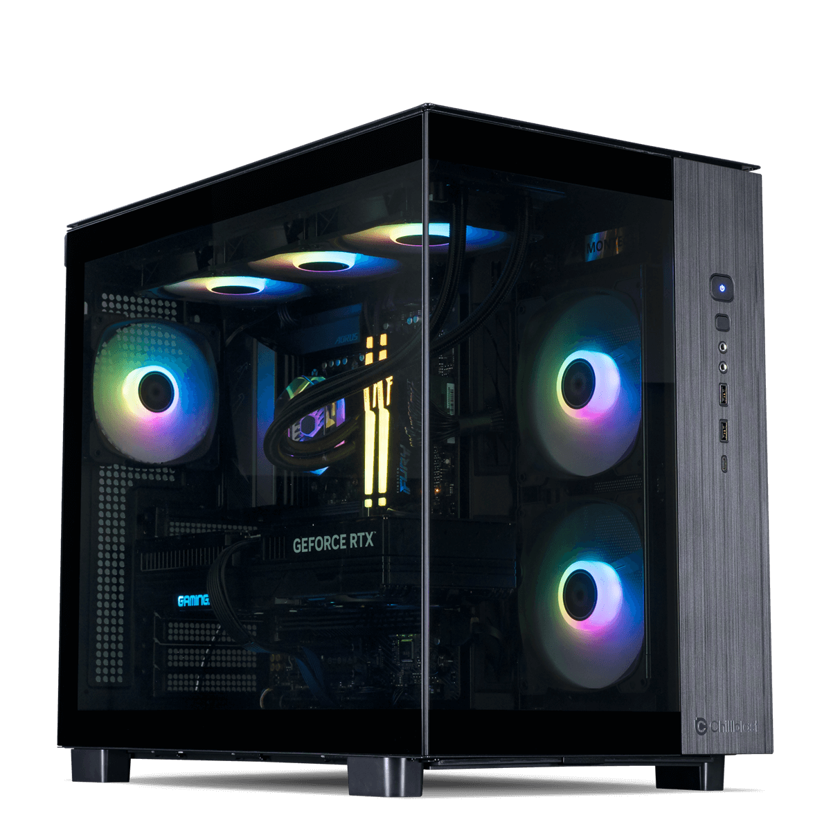 Sim Racing Pro Ryzen 5 RTX 5070 Pre Built PC With Cryo Bundle Chillblast FORGE 5070 Ti 01 (1) 